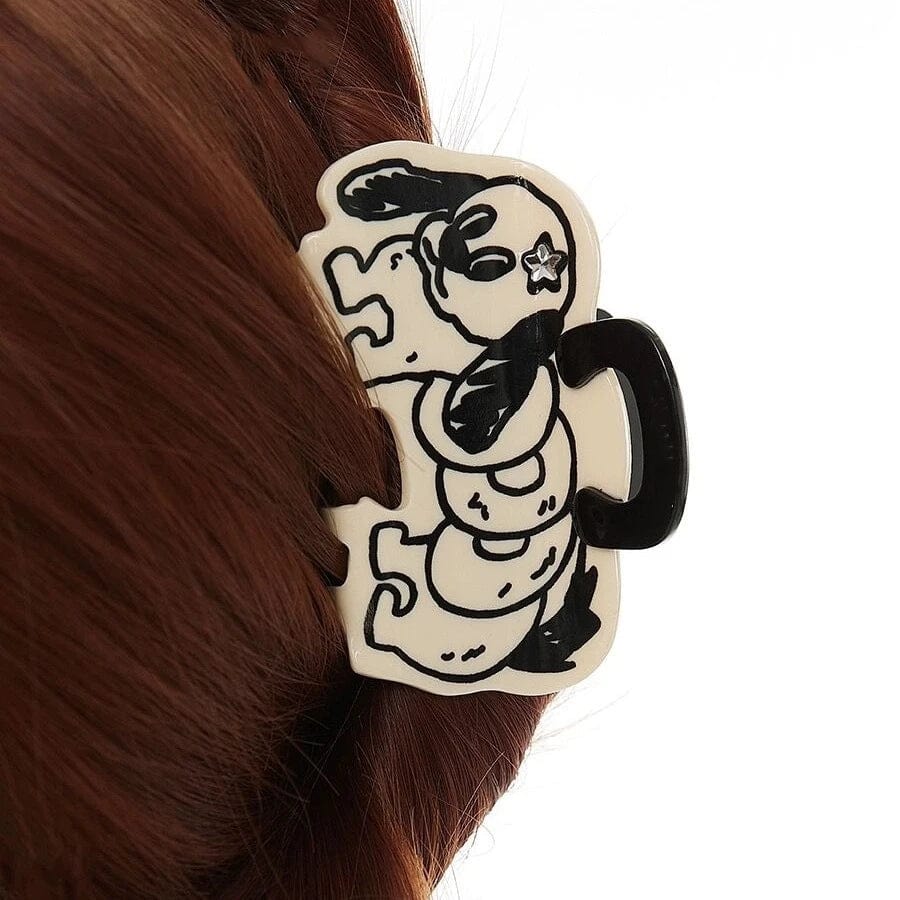 Spring Dog Cartoon Hair Clip Claw丨NueShiny