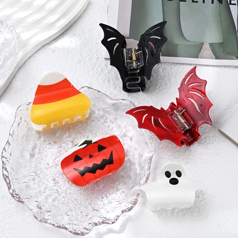 Happy Halloween Pumpkin Hair Claw Clip丨NueShiny