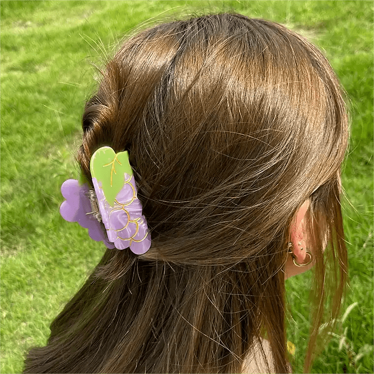 Sweet Grape Summer Trend Hair Claw丨NueShiny