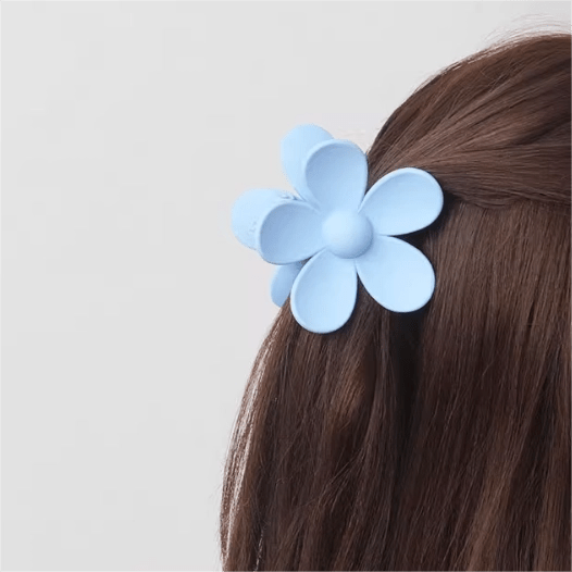 Small Blue Flower Simple Hair Claw丨NueShiny