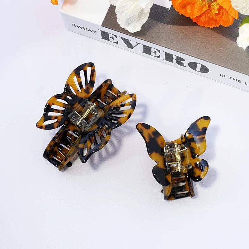 Butterfly Hair Claw In Tea丨NueShiny