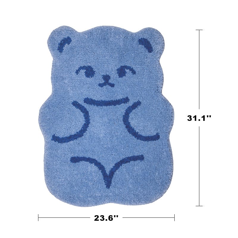 Cartoon Cute Bear Bathroom Rug丨NueShiny