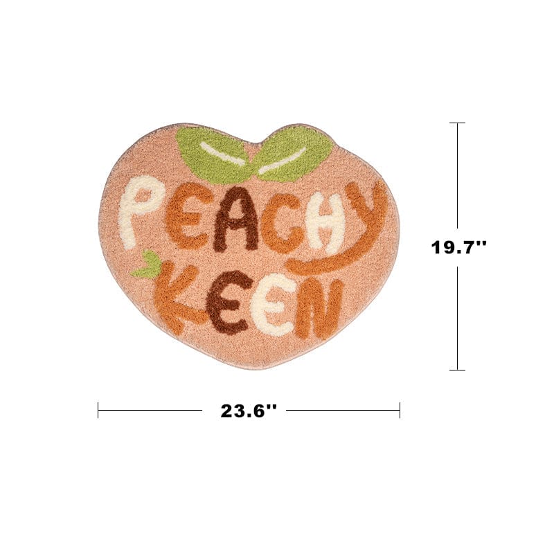 Cute Peach Room Rug丨NueShiny