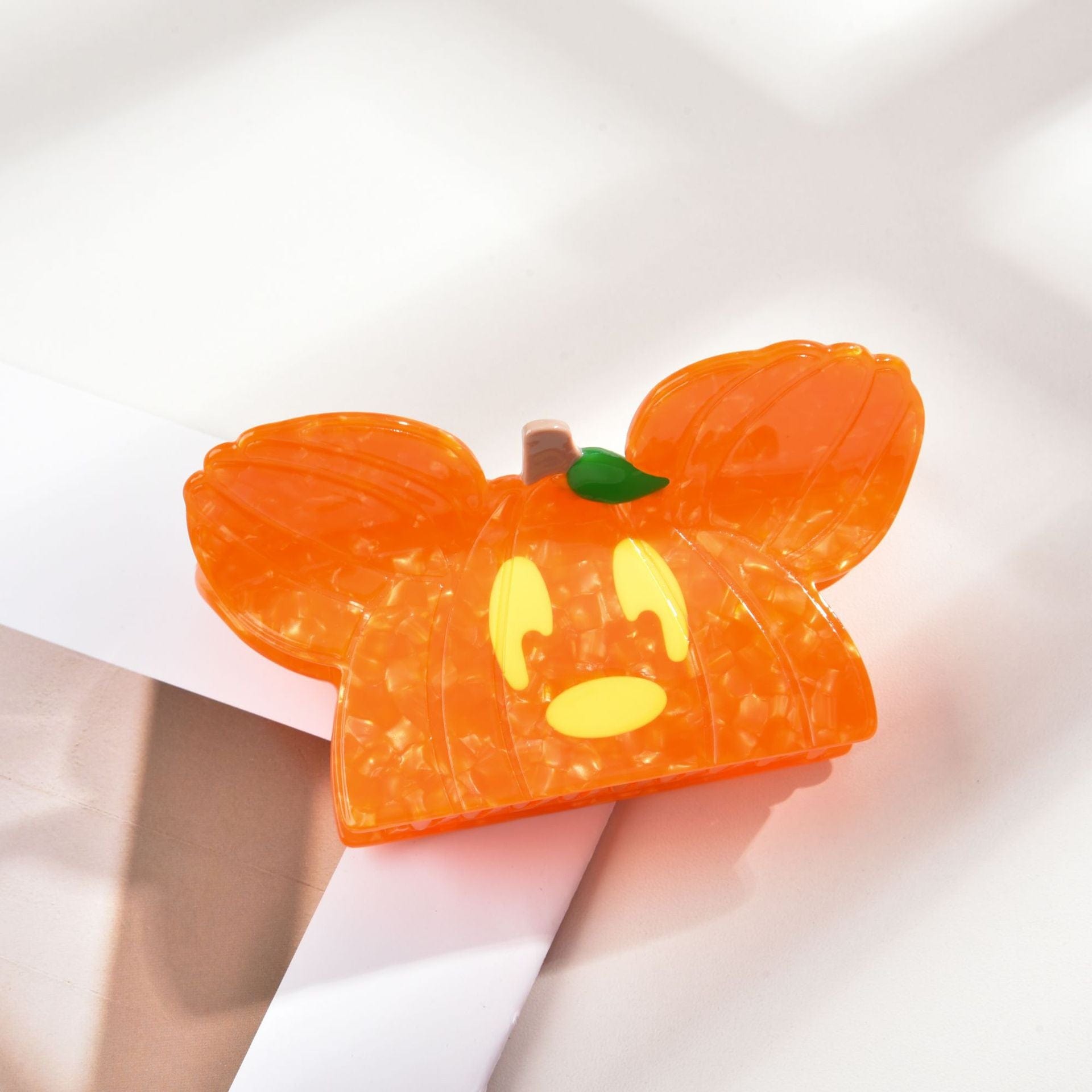 Halloween Mickey Pumpkin Hair Claw丨NueShiny