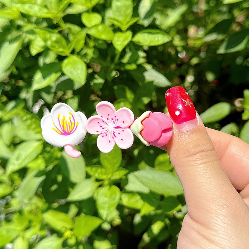 Handmade Peach Fairy Hair Clip丨NueShiny