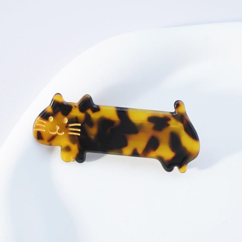 Kitty Cat Hair Clip In Carrot Cake丨NueShiny