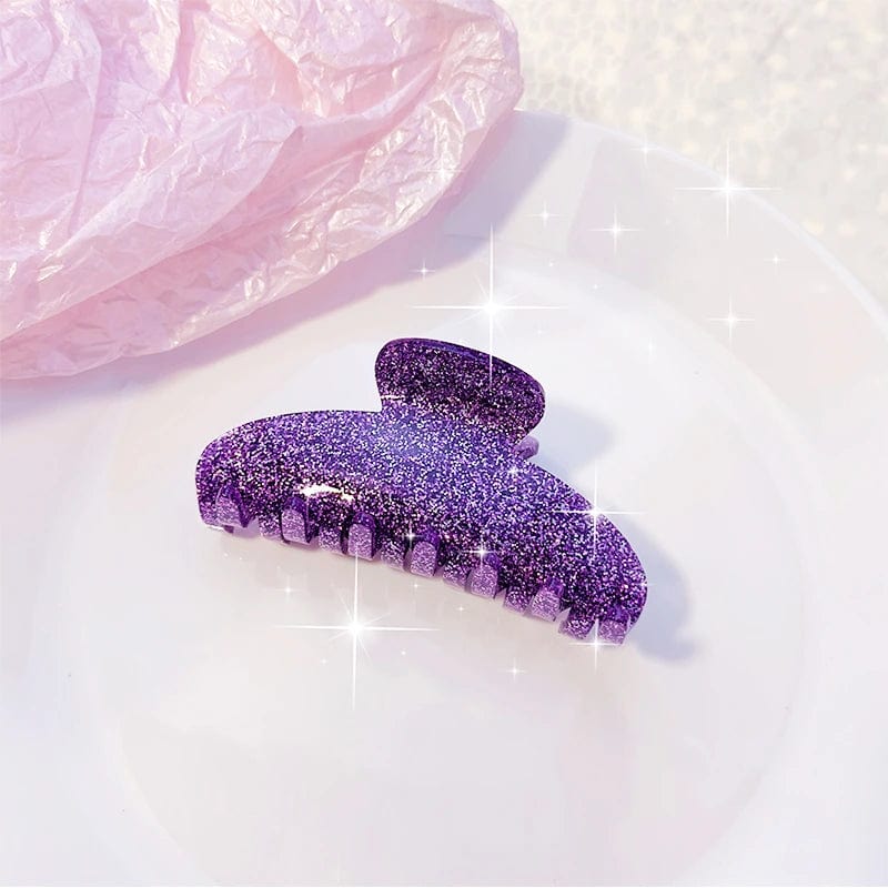 Purple Glitter Claw Clip丨NueShiny