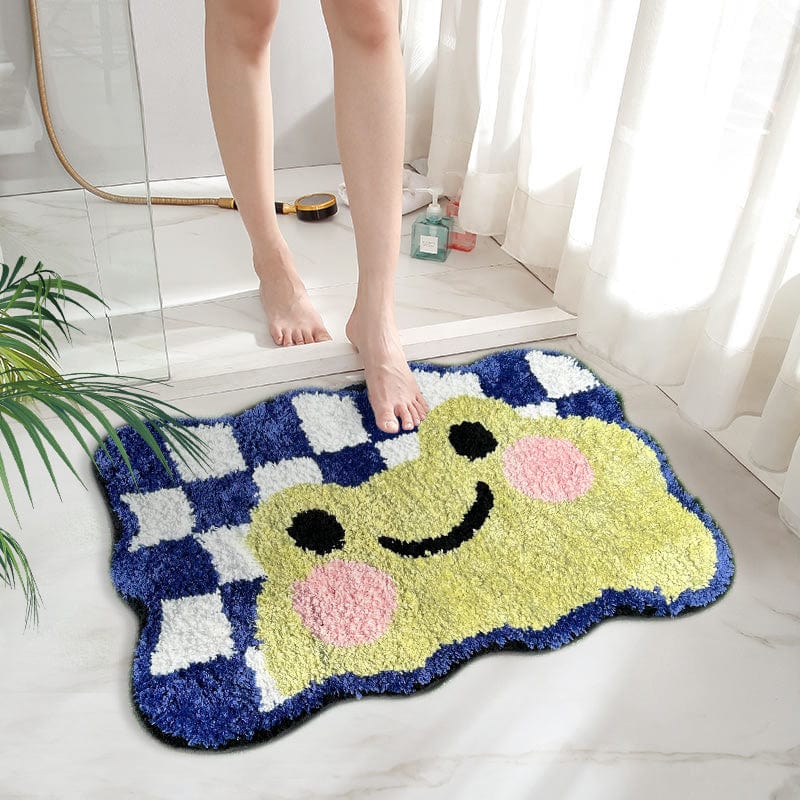 Frog Cute Plush Bathroom Rug For Kids丨NueShiny