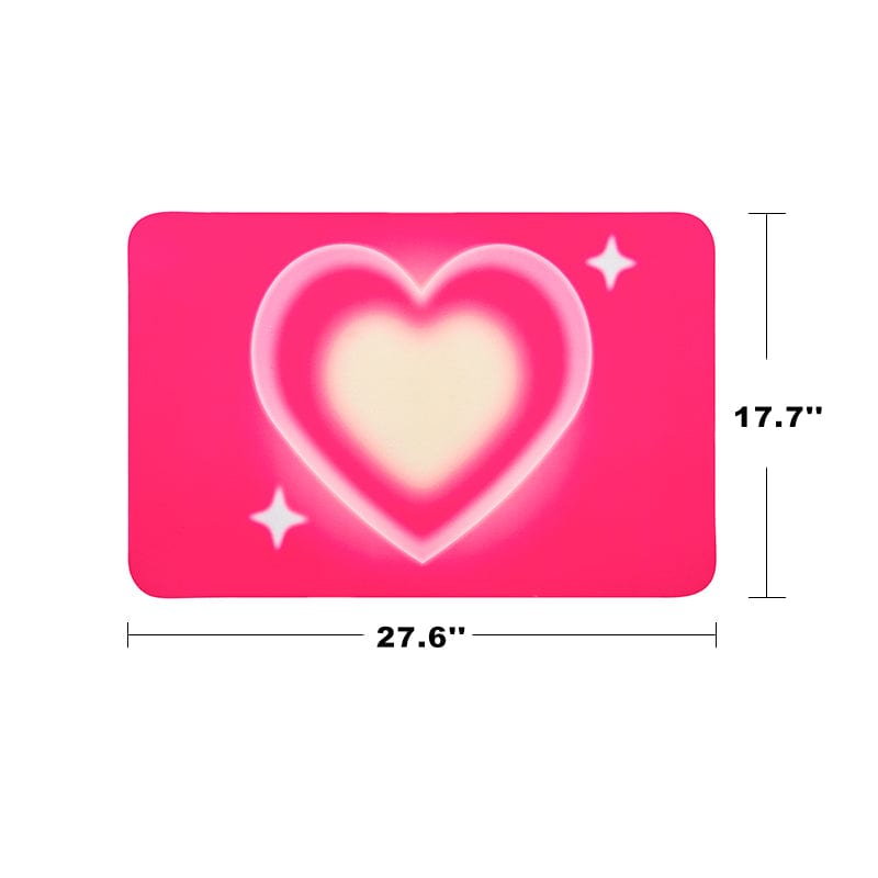 Sweet Heart Innovative Quick Dry Bath Mat丨NueShiny