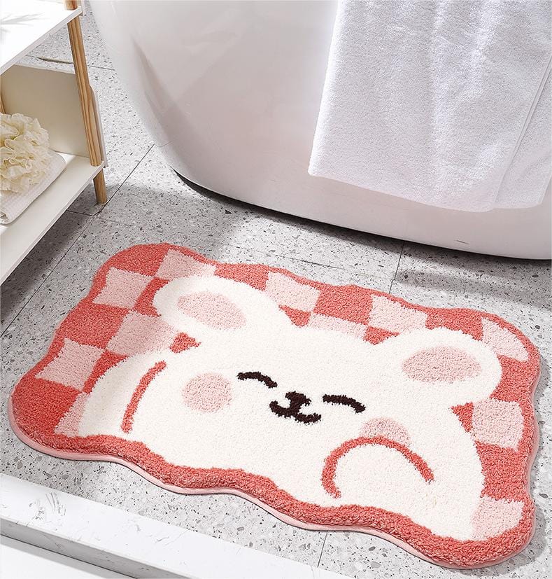 Cute Rabbit Door Carpet丨NueShiny