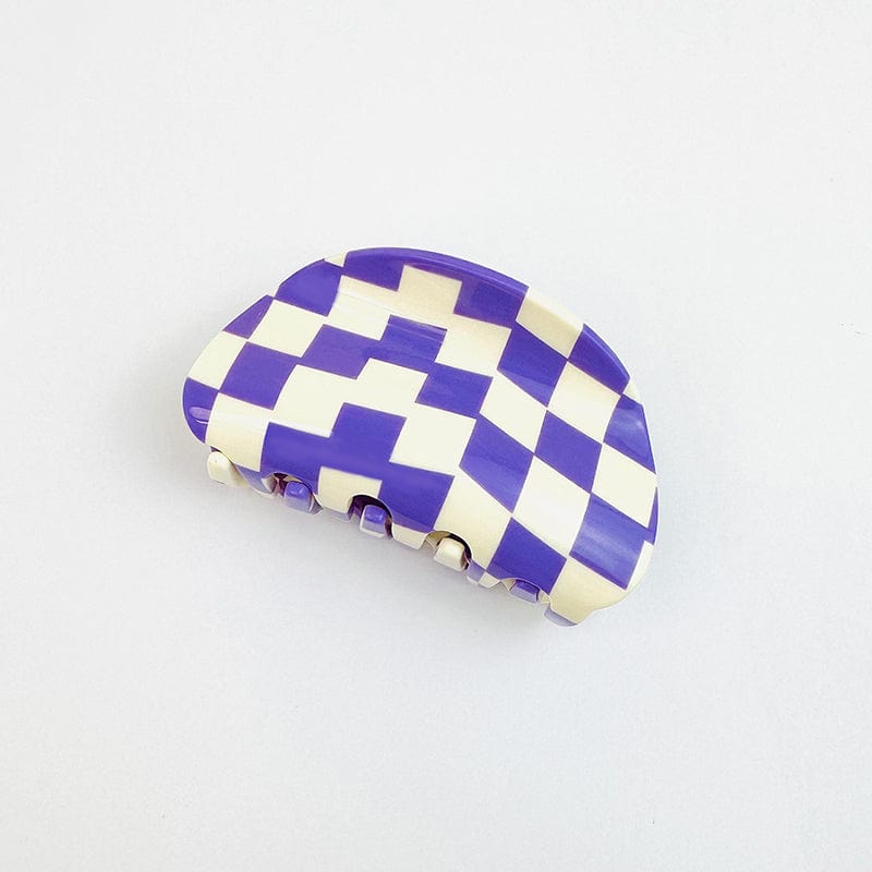 Waffle Hair Claw In Grape Juice丨NueShiny