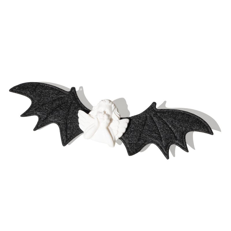 2Pcs Halloween Gothic Angel Bat Wings Hair Clips丨NueShiny