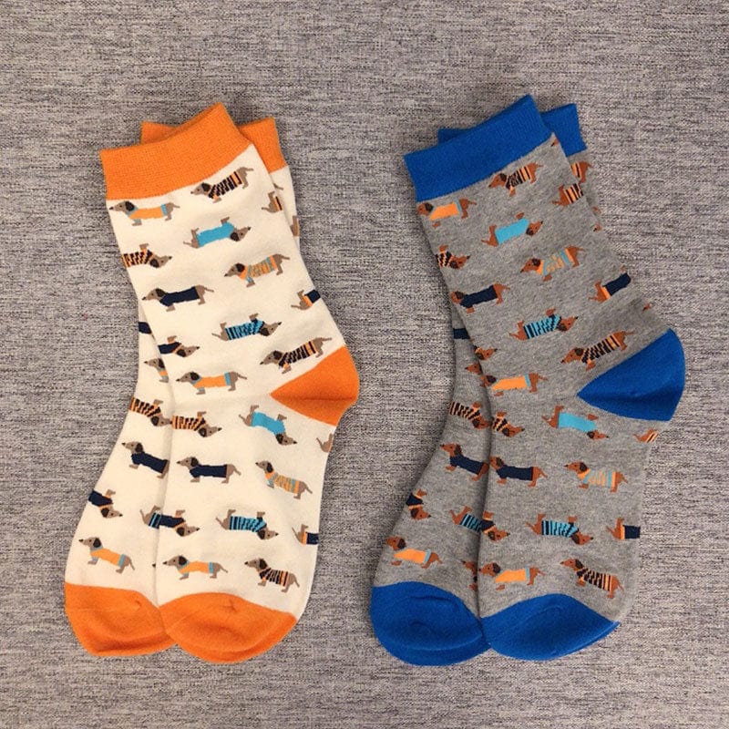 Dachshund Blue Socks丨NueShiny