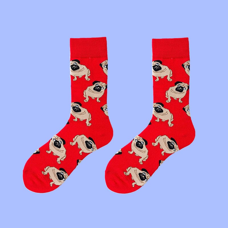 Shar Pei Red Socks丨NueShiny