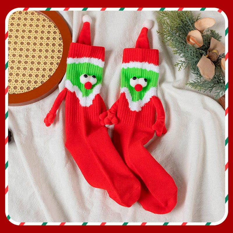 Red Christmas socks丨NueShiny