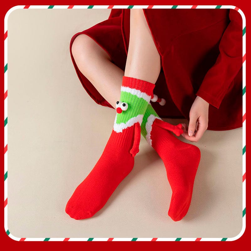 Red Christmas socks丨NueShiny