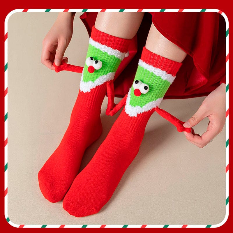 Red Christmas socks丨NueShiny