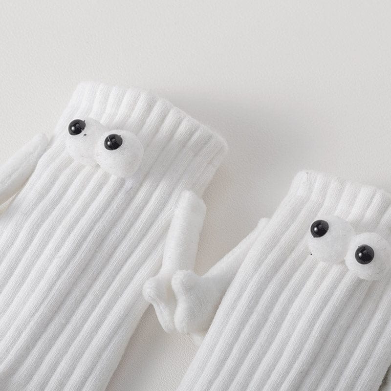 Cute White Couple Socks丨NueShiny