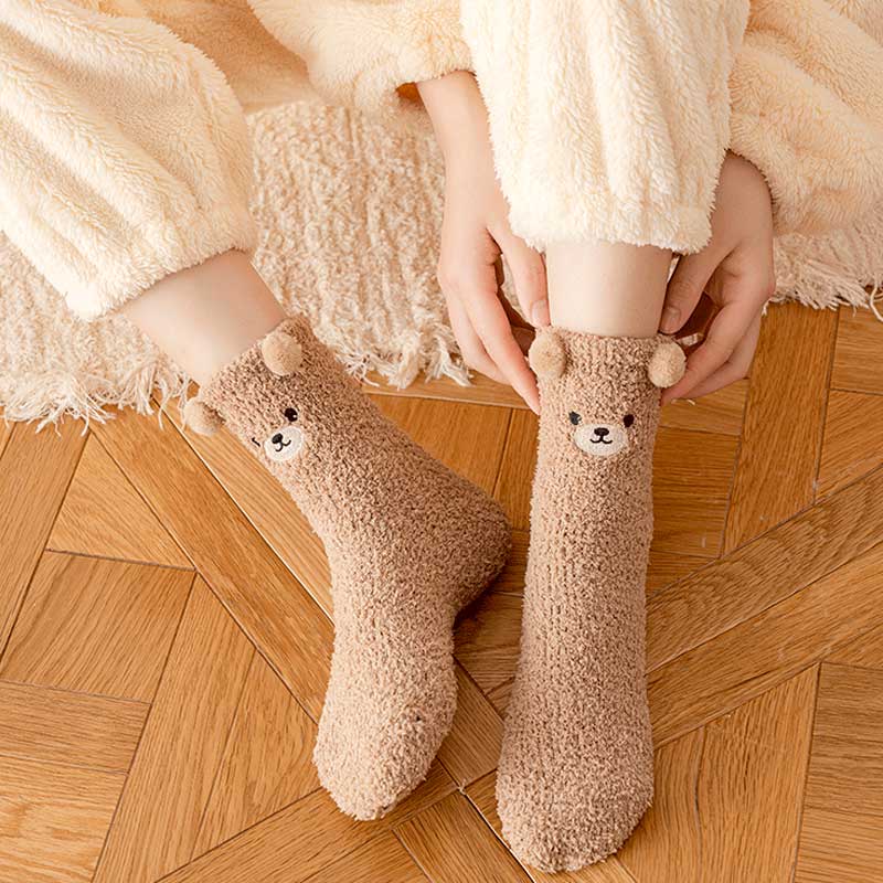 Creamy Fleece Thick Socks丨NueShiny