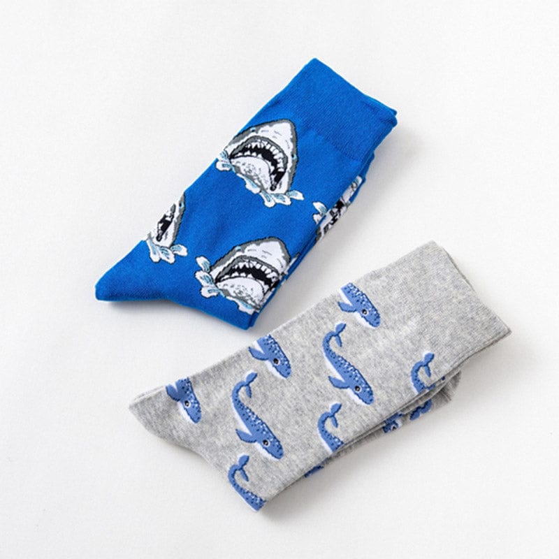 Blue Shark Socks丨NueShiny