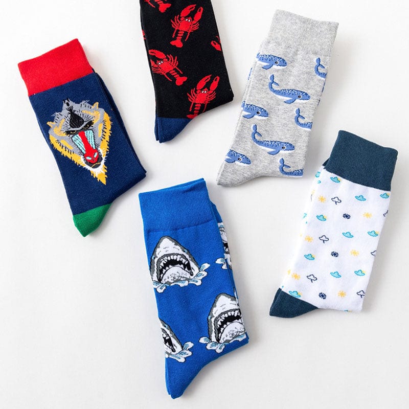 Blue Shark Socks丨NueShiny