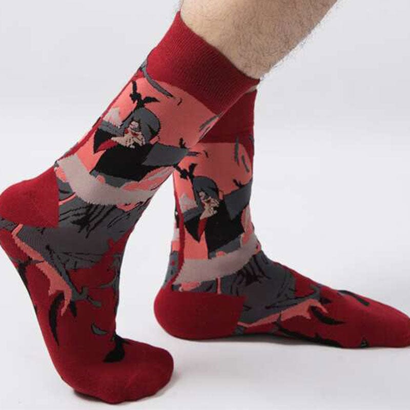 Red Skateboard Hip-hop Socks丨NueShiny