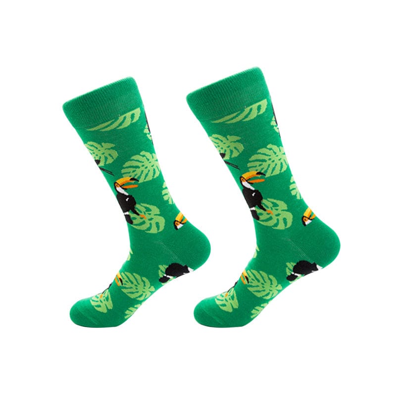 Rhino Bird Green Socks丨NueShiny