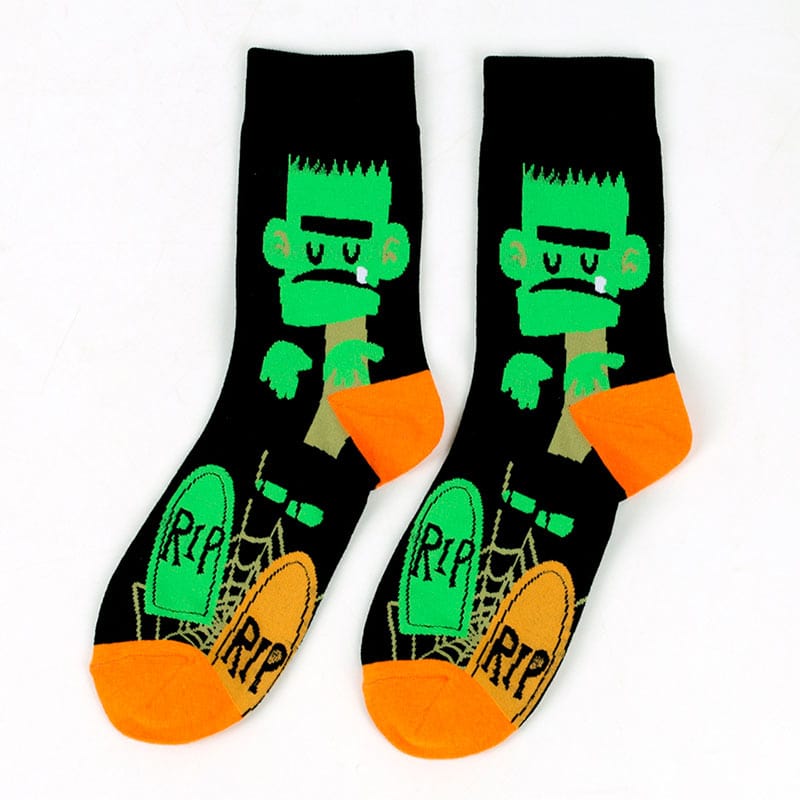 Green Zombie Socks