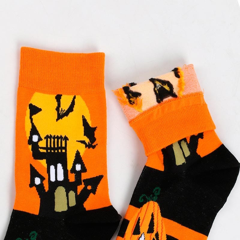 Scary Castle Socks