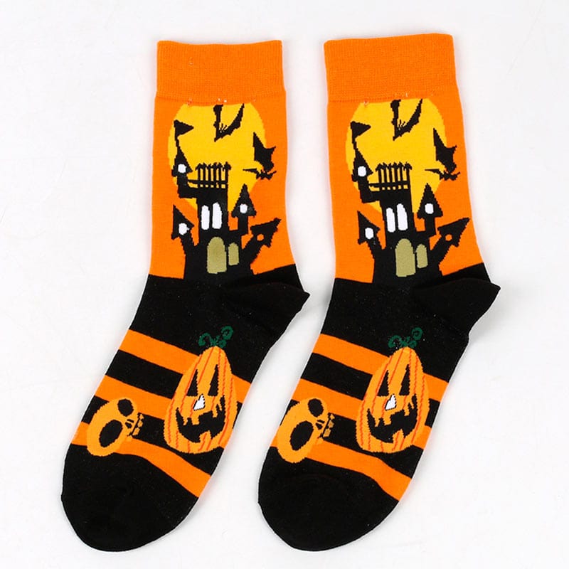 Scary Castle Socks