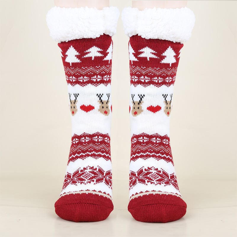 Sleigh Elk Christmas Socks丨NueShiny