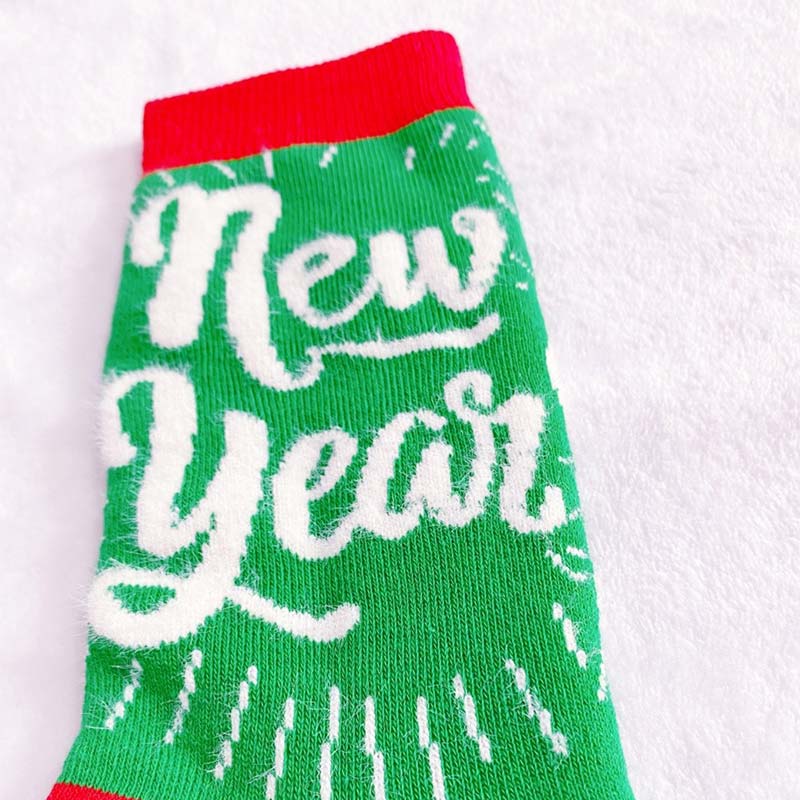 Pre-sale Cool Rocking Santa Clause Christmas Warm Snow Socks丨NueShiny