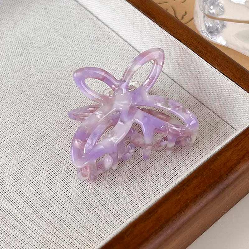 Small Size Hollow Purple Butterfly Hair Claw丨NueShiny