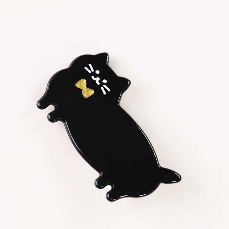 Cute Black Cat Hair Clip丨NueShiny