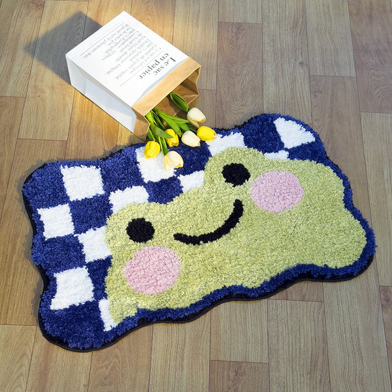 Frog Cute Plush Bathroom Rug For Kids丨NueShiny